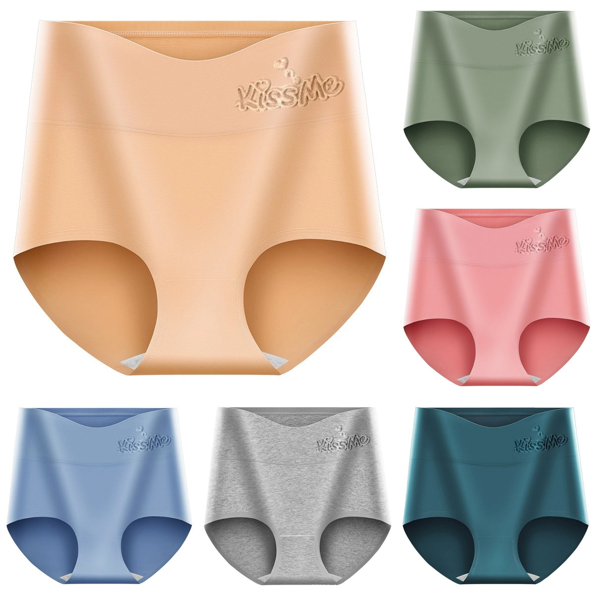 💖Poslední den sleva 50 % - 【Kupte 3, získejte 3 zdarma】Nadzvednutí hýždí s vysokým pasem z vysoce kvalitní bavlny✨️ （45-105 kg）
