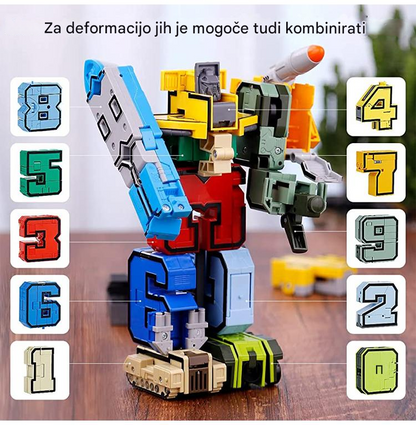 🔥【Najbolje prodajano】🧒Digitalno transformirajoča se robotska igrača za otroke