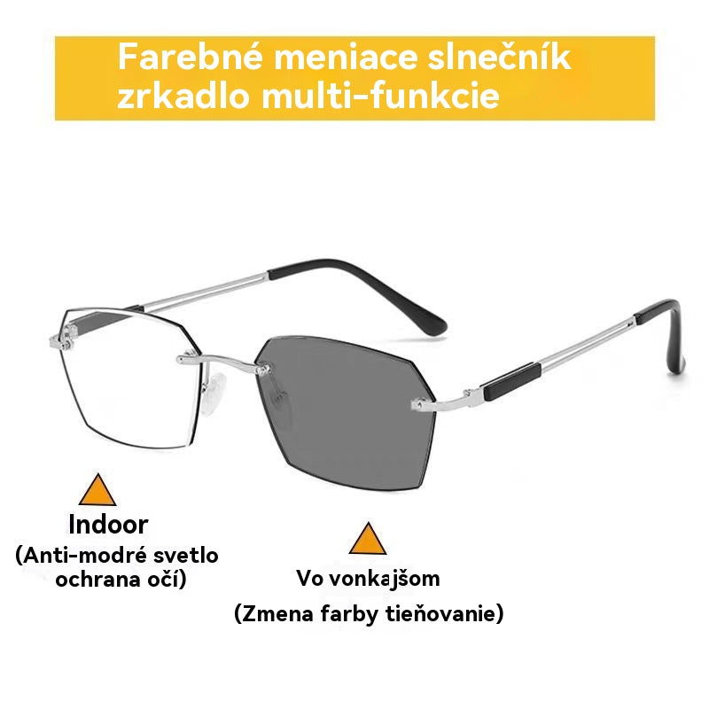 ✨🕶 Nové inteligentné fotochromatické okuliare na čítanie pre mužov a ženy, okuliare blokujúce modré svetlo