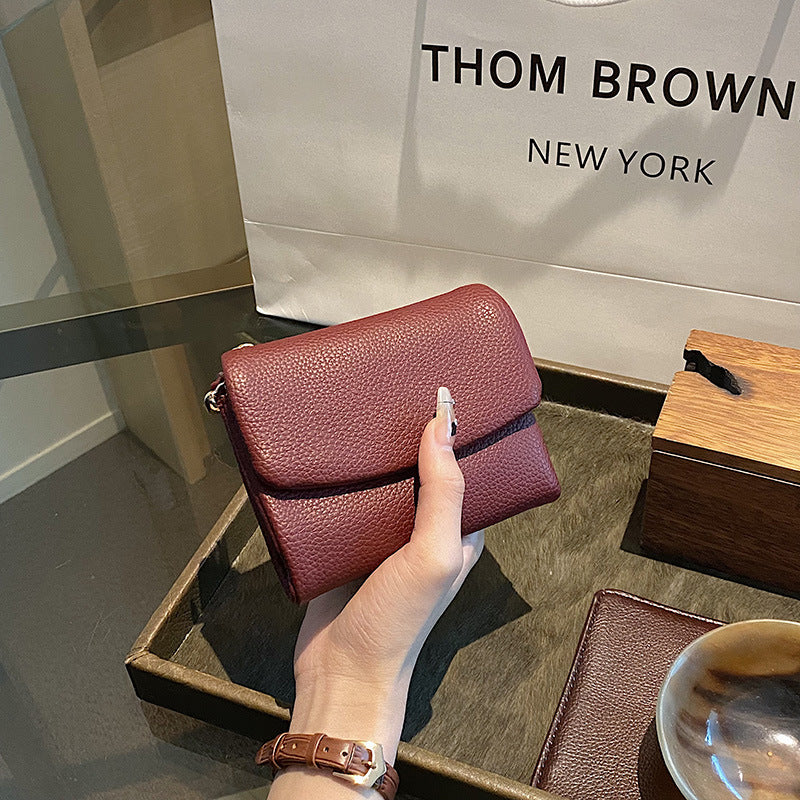 🔥Portfel uniseks o prostym designie z prawdziwej skóry, dużej pojemności, z ochroną RFID🔥