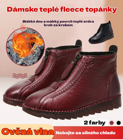 🔥【35-42】Jesenné a zimné dámske čižmy s mäkkým podrážkou na zips, módne a pohodlné