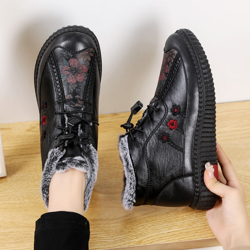 🔥Limitált ajánlat: 40% kedvezmény 🔥Kézzel készített, valódi bőrből készült női bokacsizma, csúszásmentes és bélelt, Olaszországban gyártva