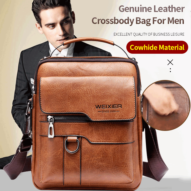 🔥ограничена във времето оферта🔥2026 Нова Оксфорд кожена мъжка чанта за рамо