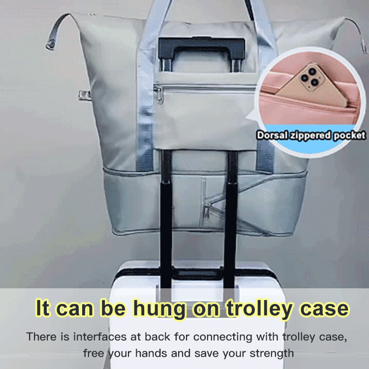 Многослойна чанта за мокро и сухо пътуване с голям капацитет