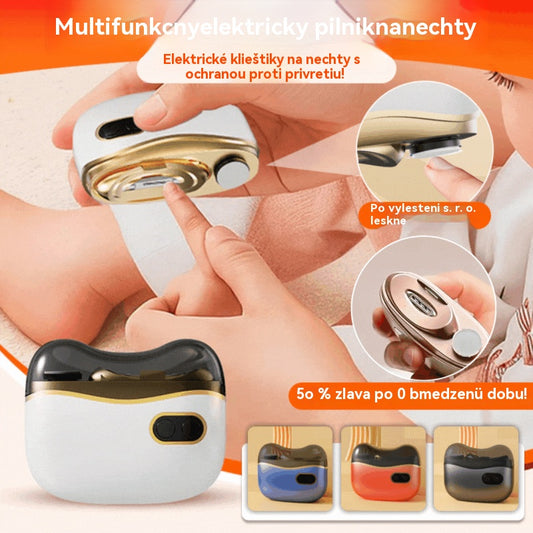 ✂️💅🔥Kúpte 1, získajte 1 zadarmo!🔥 Multifunkčný elektrický pilník na nechty, elektrický klieštik na nechty s ochranou proti privretiu