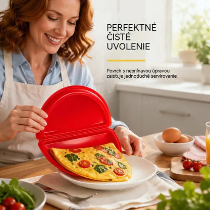 🎁 Dva len za 21 € 💥🍳 2 v 1 mikrovlnná fritéza na vajíčka a varič vajec