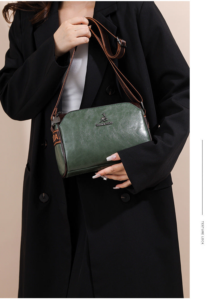 🔥👜【30% de descuento】👜Bolso de cuero suave de gran capacidad, bolso de hombro para mujer