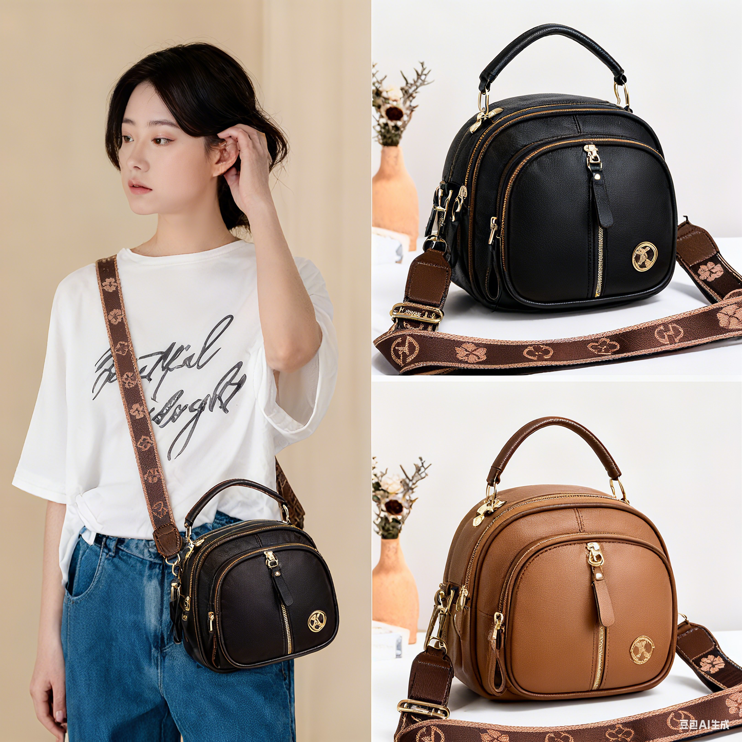 💟【Προώθηση μείωσης τιμών】👜2026 Νέα μικρή τετράγωνη φορητή τσάντα μεγάλης χωρητικότητας/τσάντα χιαστί