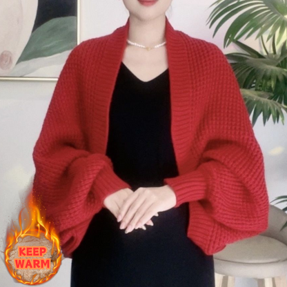 💖【Περιορισμένη προσφορά: Έκπτωση 40%】Φθινόπωρο και χειμώνα νέο μαλακό πλεκτό ζεστό ζακέτα σάλι