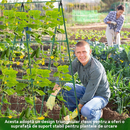 🌱🌱🌱 【Preliezačka*10 kusov + spojovacie náradie*5 kusov】Viničová preliezačka - hrubá oceľová rúrka potiahnutá plastom