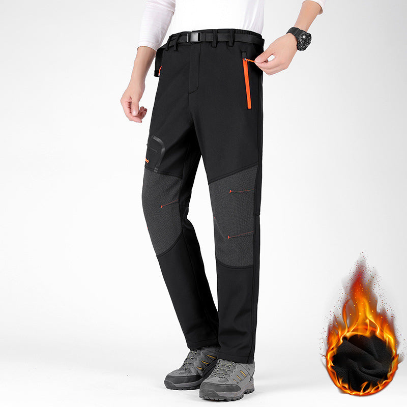 🔥Έκπτωση -50% μόνο σήμερα!🔥【S-5XL】2026 Νέα ανδρικά φλις παντελόνια υπαίθρου για φθινόπωρο και χειμώνα, αντιανεμικά και αδιάβροχα, ζεστά και άνετα