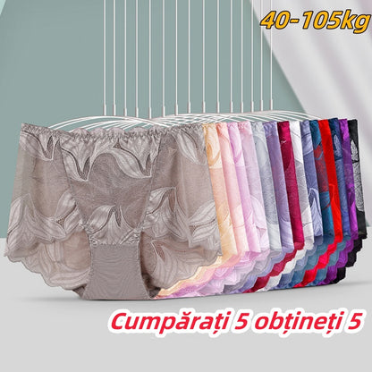 🔥💘【5 komad 】💋【40-105kg】 Seksi, prozračno žensko donje rublje do srednjeg struka