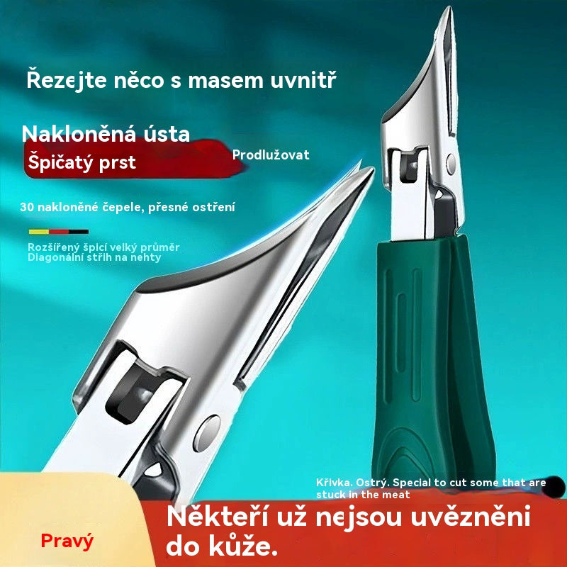 🔥【Poslední den - sleva 50 %】🔥 Nůžky na nehty s protiskluzovou úpravou a 25° zkoseným okrajem (sada 3 kusů)
