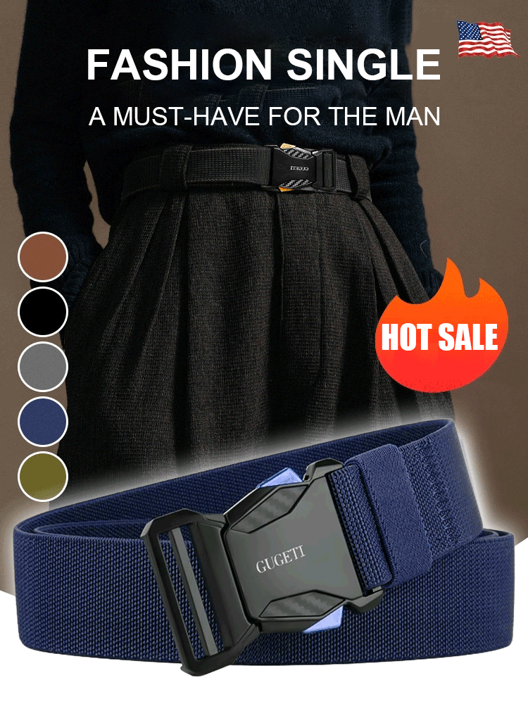 🔥Cinturón táctico elástico nuevo para hombre, cómodo, ajustable, resistente a rayaduras y desgaste, ideal para actividades diarias y deportes al aire libre