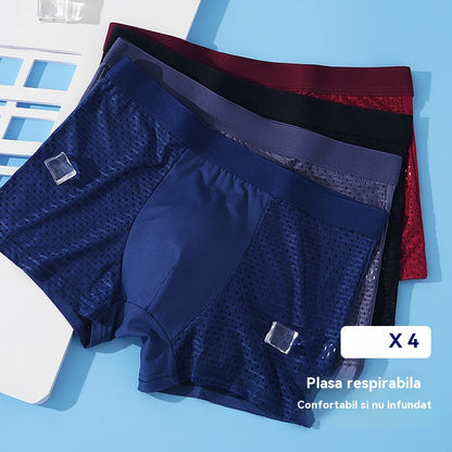 🔥【Kúpte 4 kusov a získajte 4 kusov zadarmo】Pánske pohodlné priedušné sieťované boxerky