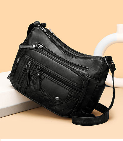 💥👜2025 Nová velkokapacitní měkká kožená taška přes rameno