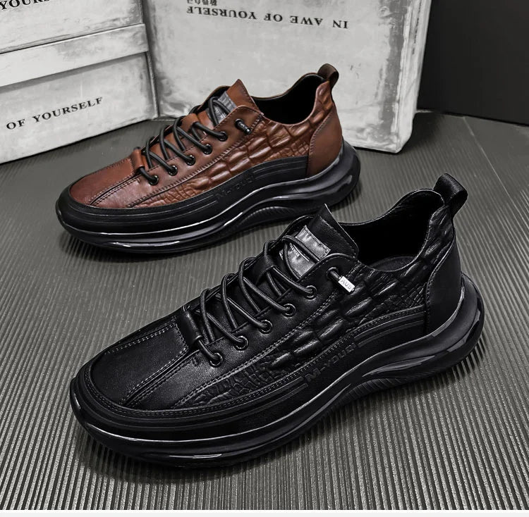 🔥Akcija omejena – Znižanje za 40%🔥【38-48】Luksuzne italijanske superge s potiskom krokodila